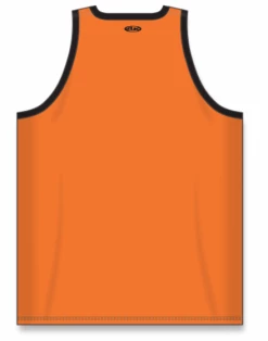 Athletic (AK) Knit Athletic Knit (AK) B1325L-263 Ladies Orange/Black League Basketball Jersey Hockey