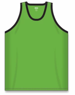 Athletic (AK) Knit Athletic Knit (AK) B1325Y-269 Youth Lime Green/Black League Basketball Jersey