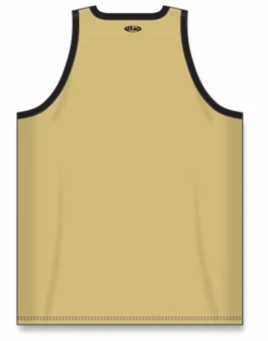 Athletic (AK) Knit Athletic Knit (AK) B1325L-282 Ladies Vegas Gold/Black League Basketball Jersey