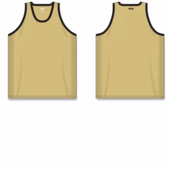 Athletic (AK) Knit Athletic Knit (AK) B1325Y-282 Youth Vegas Gold/Black League Basketball Jersey