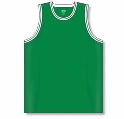 Athletic (AK) Knit Athletic Knit (AK) B1710Y-210 Youth Kelly Green/White Pro Basketball Jersey Hockey