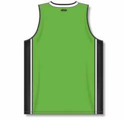 Athletic (AK) Knit Hockey Athletic Knit (AK) B1715Y-107 Youth Lime Green/Black/White Pro Basketball Jersey