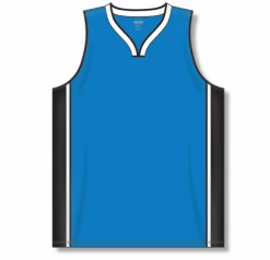 Athletic (AK) Knit Hockey Athletic Knit (AK) B1715Y-444 Youth Pro Blue/Black/White Pro Basketball Jersey