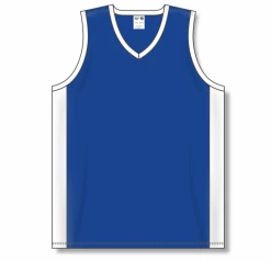 Athletic (AK) Knit Athletic Knit (AK) B2115M-206 Mens Royal Blue/White Pro Basketball Jersey Hockey