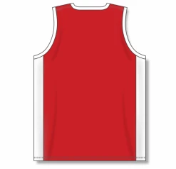 Athletic (AK) Knit Athletic Knit (AK) B2115Y-208 Youth Red/White Pro Basketball Jersey