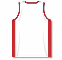 Athletic (AK) Knit Hockey Athletic Knit (AK) B2115L-209 Ladies White/Red Pro Basketball Jersey