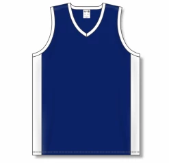 Athletic (AK) Knit Athletic Knit (AK) B2115L-216 Ladies Navy/White Pro Basketball Jersey Hockey