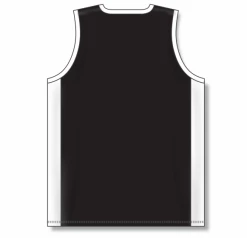 Athletic (AK) Knit Hockey Athletic Knit (AK) B2115M-221 Mens Black/White Pro Basketball Jersey
