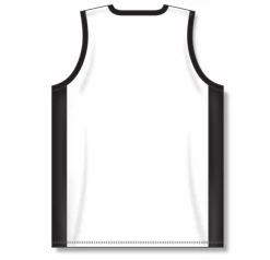 Athletic (AK) Knit Athletic Knit (AK) B2115L-222 Ladies White/Black Pro Basketball Jersey Hockey