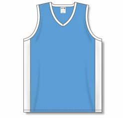 Athletic (AK) Knit Athletic Knit (AK) B2115L-227 Ladies Sky Blue/White Pro Basketball Jersey