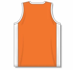 Athletic (AK) Knit Athletic Knit (AK) B2115L-238 Ladies Orange/White Pro Basketball Jersey