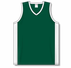 Athletic (AK) Knit Hockey Athletic Knit (AK) B2115Y-260 Youth Dark Green/White Pro Basketball Jersey