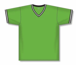 Athletic (AK) Knit Athletic Knit (AK) V1333A-107 Adult Lime Green/Black/White Volleyball Jersey Hockey