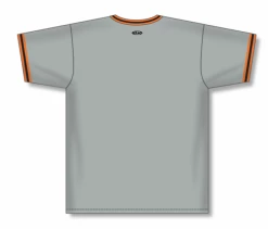 Athletic (AK) Knit Athletic Knit (AK) S1333A-111 Adult Grey/Orange/Black Soccer Jersey Hockey