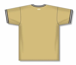 Athletic (AK) Knit Hockey Athletic Knit (AK) V1333A-281 Adult Vegas Gold/Black/White Volleyball Jersey