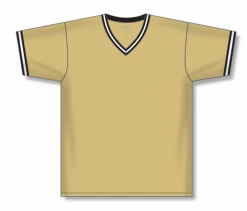 Athletic (AK) Knit Athletic Knit (AK) S1333Y-281 Youth Vegas Gold/Black/White Soccer Jersey Hockey