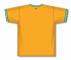 Athletic (AK) Knit Athletic Knit (AK) V1333A-429 Adult Gold/Kelly Green/White Volleyball Jersey Hockey