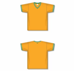 Athletic (AK) Knit Athletic Knit (AK) V1333A-429 Adult Gold/Kelly Green/White Volleyball Jersey Hockey