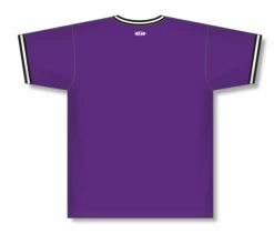Athletic (AK) Knit Athletic Knit (AK) S1333A-438 Adult Purple/Black/White Soccer Jersey