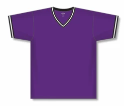 Athletic (AK) Knit Hockey Athletic Knit (AK) V1333A-438 Adult Purple/Black/White Volleyball Jersey
