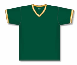 Athletic (AK) Knit Athletic Knit (AK) V1333Y-439 Youth Dark Green/Gold/White Volleyball Jersey