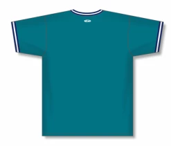Athletic (AK) Knit Hockey Athletic Knit (AK) BA1333Y-456 Youth Pacific Teal/Navy/White Pullover Baseball Jersey