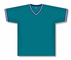 Athletic (AK) Knit Athletic Knit (AK) S1333Y-456 Youth Pacific Teal/Navy/White Soccer Jersey Hockey