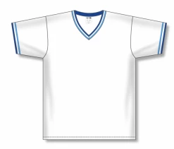Athletic (AK) Knit Athletic Knit (AK) S1333Y-462 Youth White/Sky Blue/Royal Blue Soccer Jersey