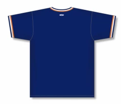 Athletic (AK) Knit Athletic Knit (AK) V1333A-465 Adult Navy/Orange/White Volleyball Jersey Hockey