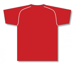 Athletic (AK) Knit Athletic Knit (AK) BA1344Y-208 Youth Red/White Two-Button Baseball Jersey Hockey