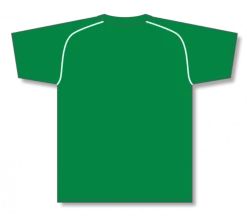 Athletic (AK) Knit Athletic Knit (AK) BA1344Y-210 Youth Kelly Green/White Two-Button Baseball Jersey Hockey