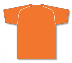 Athletic (AK) Knit Athletic Knit (AK) BA1344Y-238 Youth Orange/White Two-Button Baseball Jersey Hockey