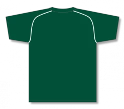 Athletic (AK) Knit Athletic Knit (AK) BA1344Y-260 Youth Dark Green/White Two-Button Baseball Jersey