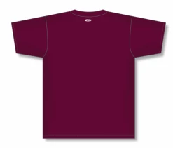 Athletic (AK) Knit Hockey Athletic Knit (AK) BA1347Y-009 Youth Maroon Two-Button Baseball Jersey