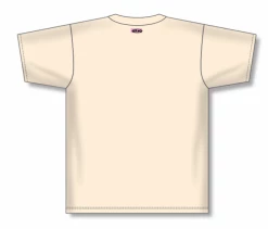 Athletic (AK) Knit Athletic Knit (AK) BA1347A-048 Adult Sand Two-Button Baseball Jersey Hockey