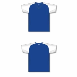 Athletic (AK) Knit Athletic Knit (AK) S1375M-206 Mens Royal Blue/White Soccer Jersey Hockey