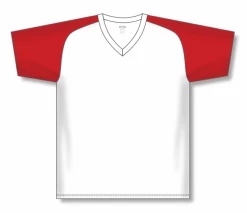 Athletic (AK) Knit Hockey Athletic Knit (AK) S1375Y-209 Youth White/Red Soccer Jersey