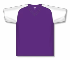 Athletic (AK) Knit Athletic Knit (AK) V1375L-220 Ladies Purple/White Volleyball Jersey Hockey