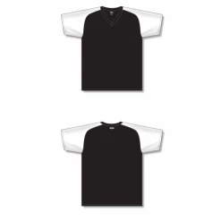Athletic (AK) Knit Athletic Knit (AK) V1375L-221 Ladies Black/White Volleyball Jersey