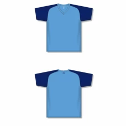 Athletic (AK) Knit Hockey Athletic Knit (AK) V1375M-232 Mens Sky Blue/Navy Volleyball Jersey