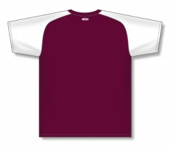 Athletic (AK) Knit Athletic Knit (AK) BA1375Y-233 Youth Maroon/White Pullover Baseball Jersey Hockey
