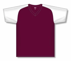Athletic (AK) Knit Athletic Knit (AK) S1375L-233 Ladies Maroon/White Soccer Jersey
