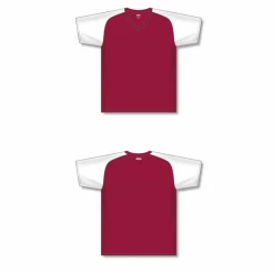 Athletic (AK) Knit Athletic Knit (AK) S1375M-250 Mens AV Red/White Soccer Jersey Hockey