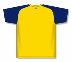 Athletic (AK) Knit Athletic Knit (AK) S1375L-253 Ladies Maize/Navy Soccer Jersey Hockey