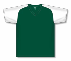 Athletic (AK) Knit Athletic Knit (AK) S1375M-260 Mens Dark Green/White Soccer Jersey