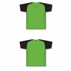 Athletic (AK) Knit Hockey Athletic Knit (AK) V1375L-269 Ladies Lime Green/Black Volleyball Jersey