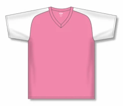 Athletic (AK) Knit Athletic Knit (AK) S1375L-275 Ladies Pink/White Soccer Jersey