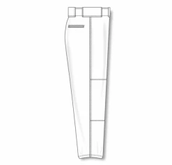 Athletic (AK) Knit Athletic Knit (AK) BA1380A-000 Adult White Pro Baseball Pants