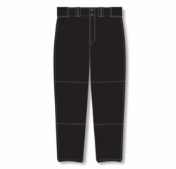 Athletic (AK) Knit Athletic Knit (AK) BA1380A-001 Adult Black Pro Baseball Pants
