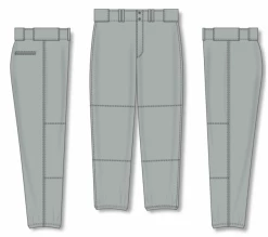 Athletic (AK) Knit Athletic Knit (AK) BA1380A-012 Adult Grey Pro Baseball Pants
